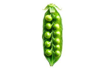 Poster - Peas isolated on transparent background