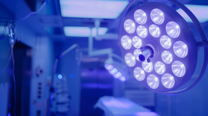 Poster - Blurring the Background in a Medical Precision Modern Operating Room in a Contemporary Office Interior : Generative AI