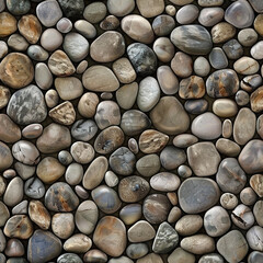 Close up view of stone wall, seamless pattern