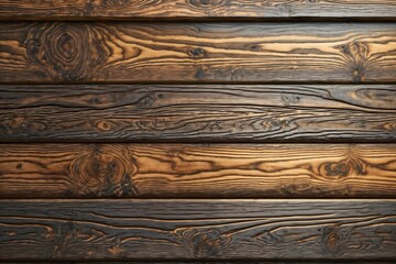 Poster - rustic wood planks background - generative ai