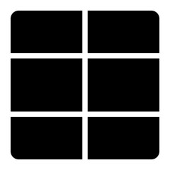 layout glyph icon