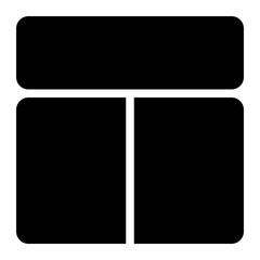 layout glyph icon