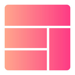 layout gradient icon