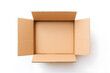 © Oksana - Top view of open cardboard box isolated on a white background