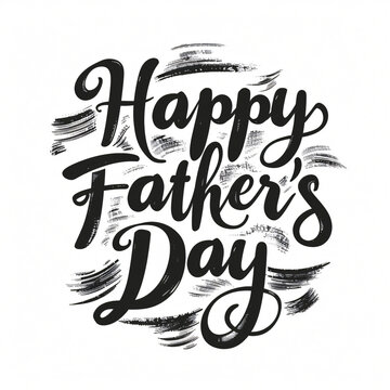 Father's Day celebration background adorned with a gift box mug calendar mustache heart shape

