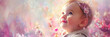Cute baby. Youthfulness and innocence create cuteness, loveliness, and fascination