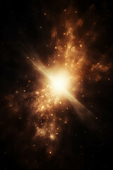 Wall Mural - the explosion of stars or supernovae in the distant universe.