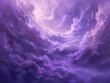 © Marcos - Concept of Ethereal Sky: Voluminous Clouds in Purple and Lavender Shades Creating a Dreamy, Otherworldly Ambiance | Fantasy, Wonder, Tranquility, Fluidity, Heavenly Setting