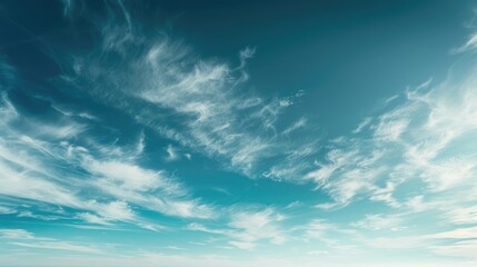 Poster - Natural background featuring a gentle blue sky