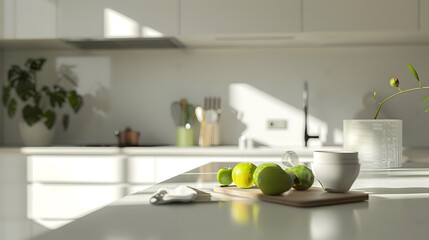 Aufkleber - Kitchen background : Generative AI
