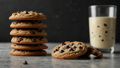 Wall Mural - Chocolate chip cookies 