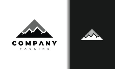 Wall Mural - triangle and mountain logo