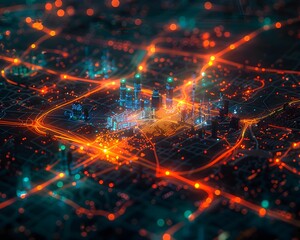Poster - Interactive Smart City Map Showcasing Real Time Traffic Energy and Security Data