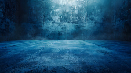 Poster - blue grunge surface background : Generative AI