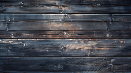 Poster - Old wooden background Retro wood planks texture : Generative AI