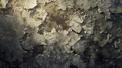 Poster - Stone grunge texture for background A dirty not perfect old wall with cracks and peeling paint : Generative AI