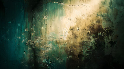 Aufkleber - old wall grunge texture background : Generative AI