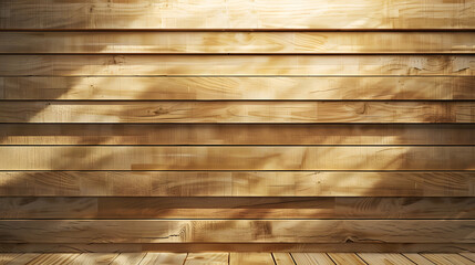 Poster - Wooden planks wall texture abstract for background : Generative AI