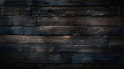 Poster - Wooden planks wall texture abstract for background : Generative AI