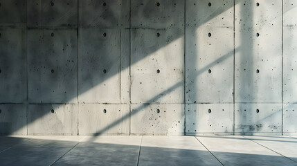 Aufkleber - Concrete wall background texture with copy space : Generative AI