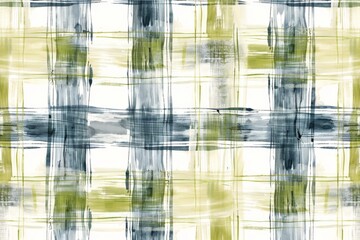 Hand-drawn checkered background. Watercolor seamless texture. Blue and white geometric pattern. Beautiful simple AI generated image in 4K, unique.