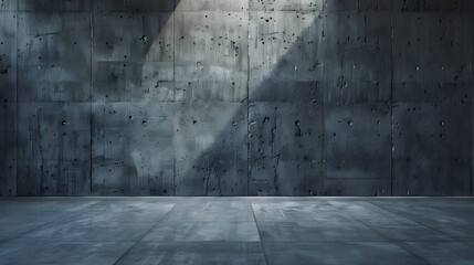 Aufkleber - Concrete wall texture background photo dark color : Generative AI