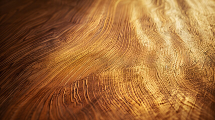 Aufkleber - Teak wood texture close up wooden fine polished surface : Generative AI