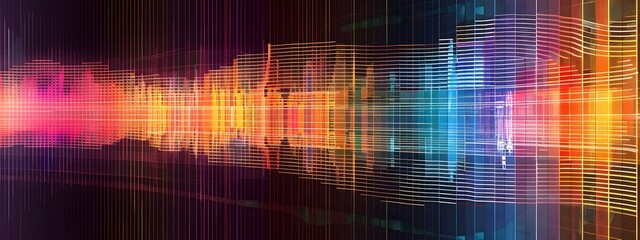 Poster - Spectrogram Visualization A Graphical Representation of a Spoken Conversations Frequency Content