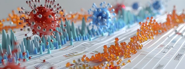 Poster - disease frequency infographic a visual comparison of different population illness prevalence