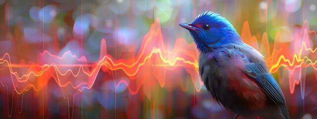 Poster - Audio Visualization A Spectrogram of Bird Song
