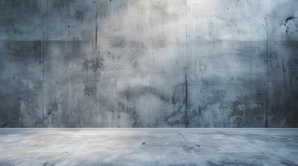 Aufkleber - Concrete wall background texture with copy space : Generative AI