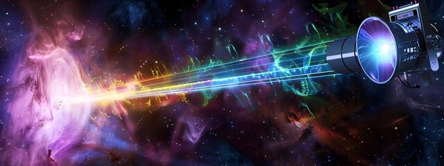 Poster - Precise Spectrometer Measuring Light Frequency from a Distant Celestial Object