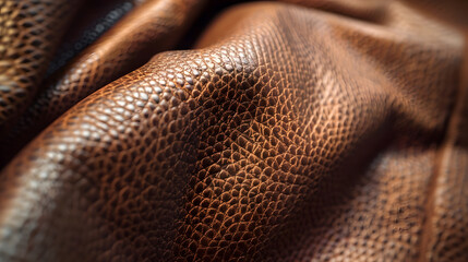 Aufkleber - Leather surface texture and background design : Generative AI