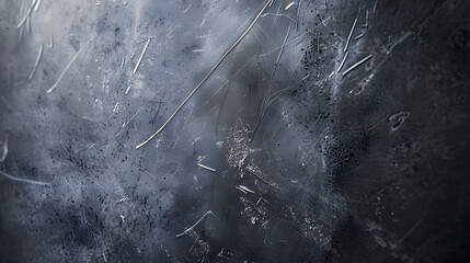 Poster - Dirty texture of gray color Scratched surface Translucent plastic covered with dust : Generative AI