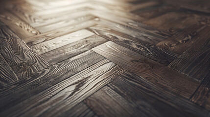 Aufkleber - Oak grey tree structure parquet board texture pattern background : Generative AI