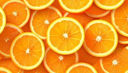 background of orange slices