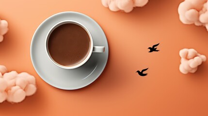 Wall Mural - cup of coffee