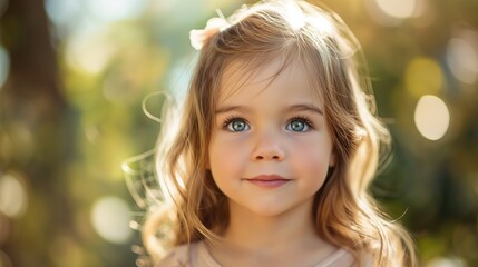 portrait of a little girl