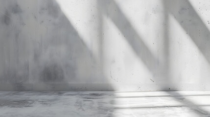 Poster - White concrete wall texture backdrop : Generative AI
