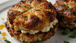 Maryland crab cakes with new look