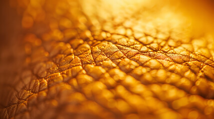 Fototapete - Texture of a leather closeup : Generative AI