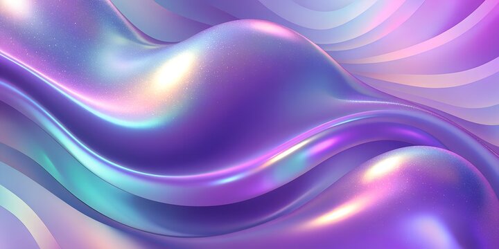 Color hologram, 3D art, desktop wallpaper, holographic background, bright neon colors, graphics purple 
