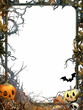 Steampunk Halloween background graphics