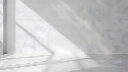 Leinwandbilder - White concrete wall Texture : Generative AI