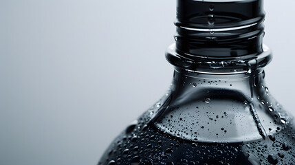 Poster - water pump for a bottle of water of black color closeup on a white background : Generative AI