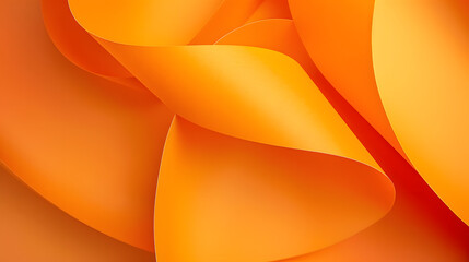 Aufkleber - Orange paper background : Generative AI