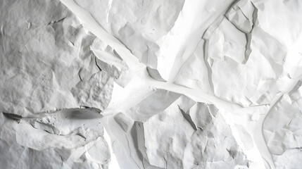 Wall Mural - White texture background Abstract surface wallpaper of stone wall : Generative AI
