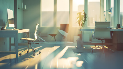 Aufkleber - Work space comfortable Modern workplace : Generative AI