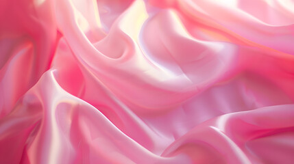 Leinwandbilder - abstract pink cloth background for desktop : Generative AI