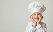 © piai - Cute little chef girl